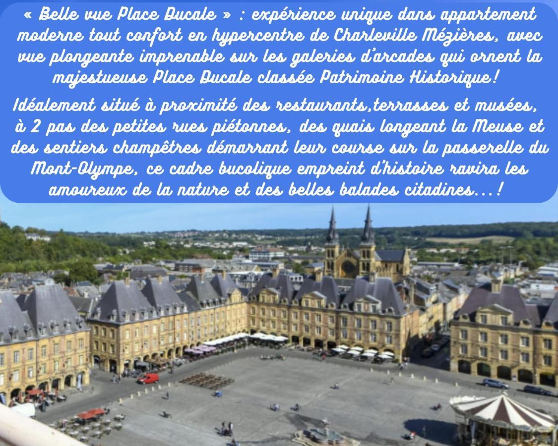 Charleville-Mezieres: Belle Vue Place Ducale Exterior foto